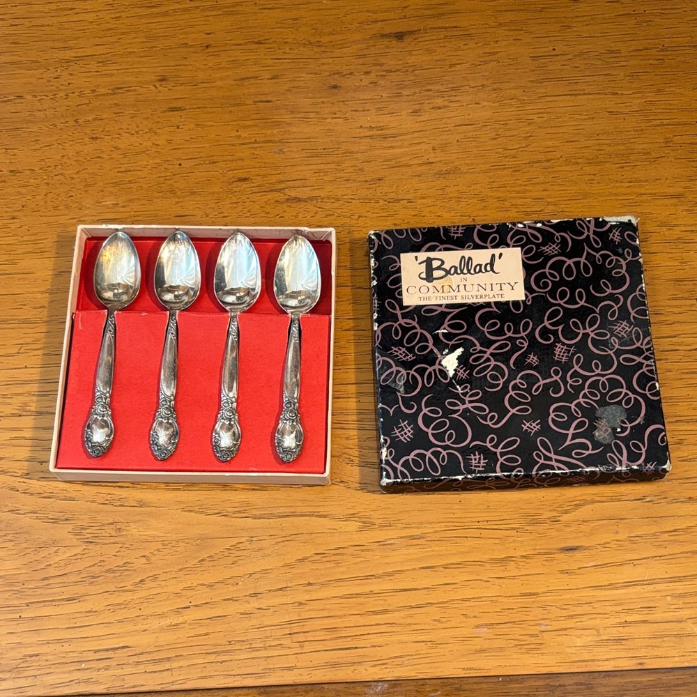 Ballad Community Silver Plated Teaspoons Set